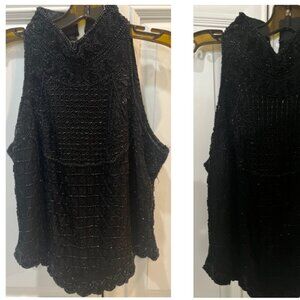 Papell Boutique Beaded Dress Shell